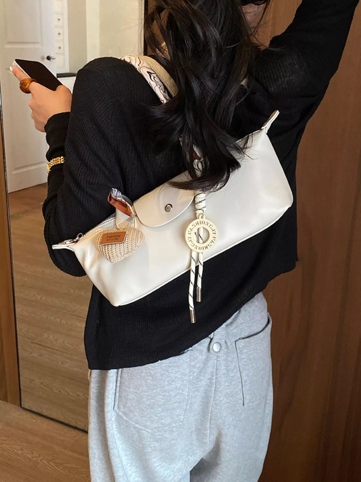 PU Leather Shoulder Bag - Lilixa.store