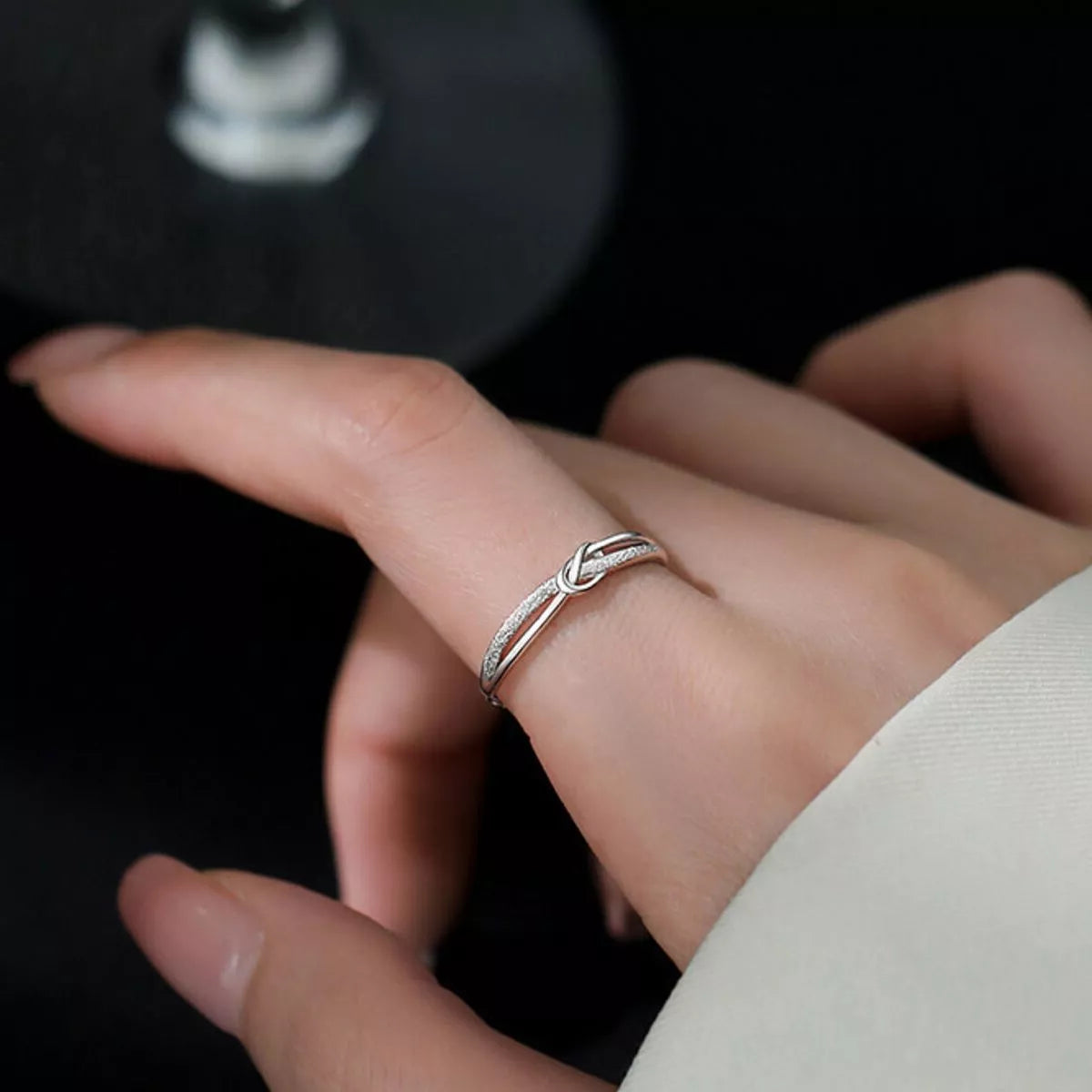 925 Sterling Silver Knot Ring - Lilixa.store