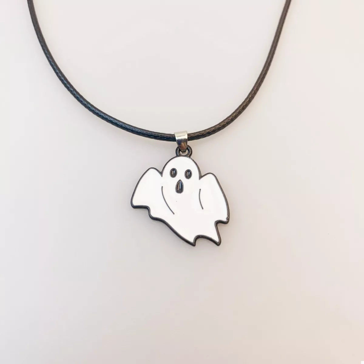 Halloween Ghost Pendant Necklace - Lilixa.store