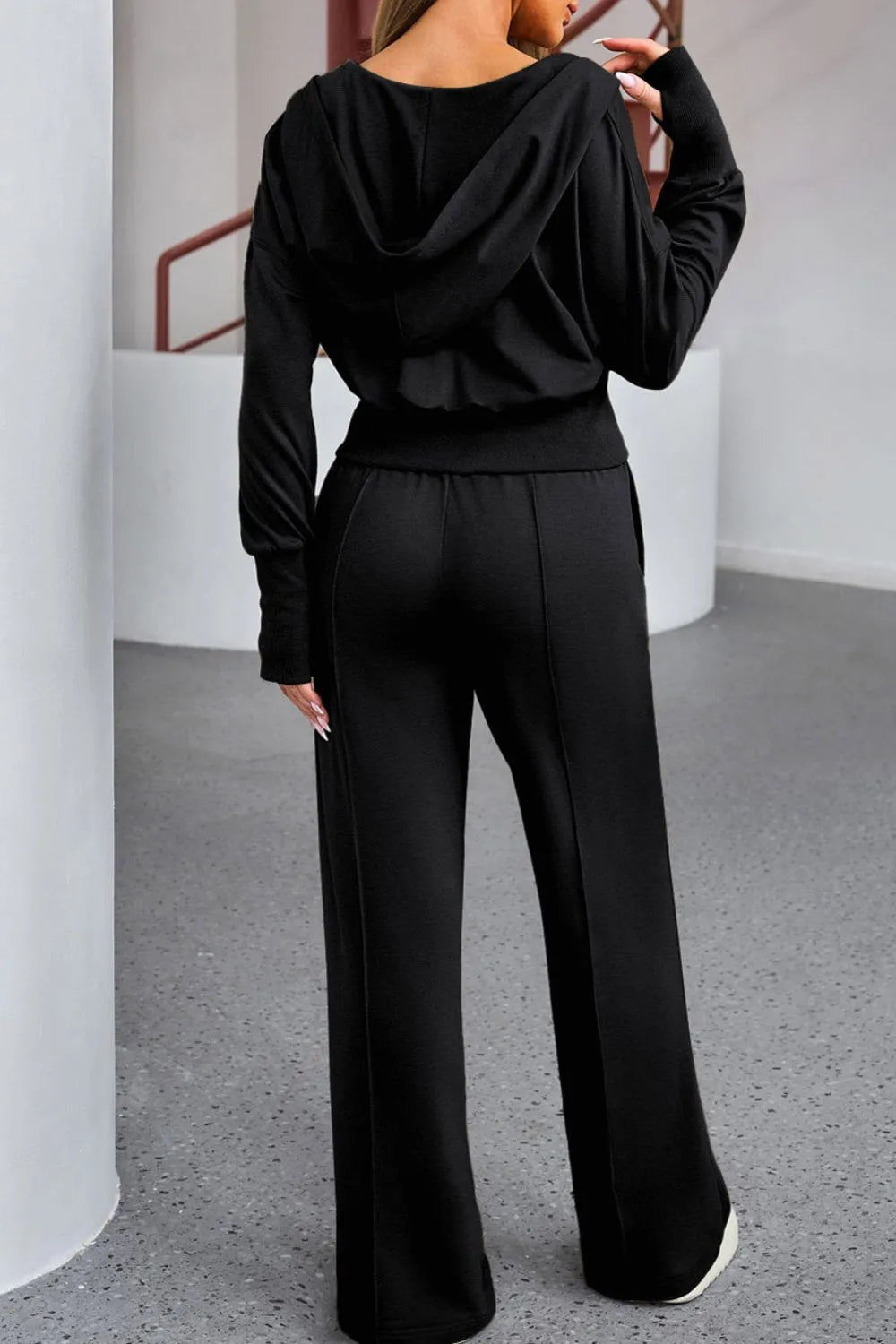Zip-Up Hoodie and Pants Active Set - Lilixa.store