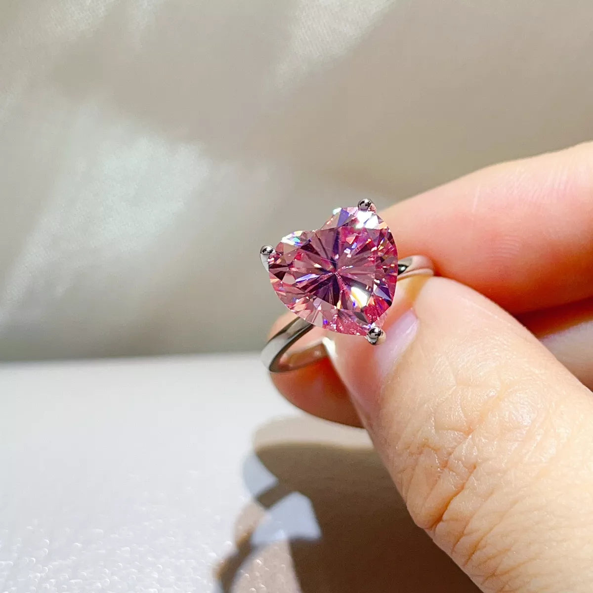 5 Carat 925 Sterling Silver Moissanite Ring - Lilixa.store