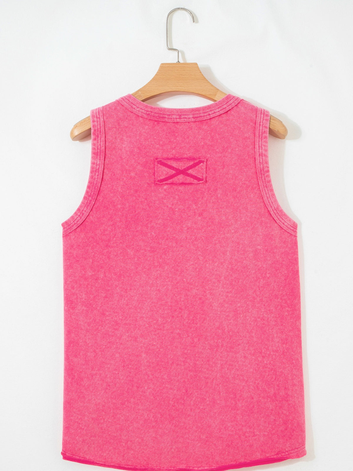 Mineral Wash V Neck Tank Top - Lilixa.store