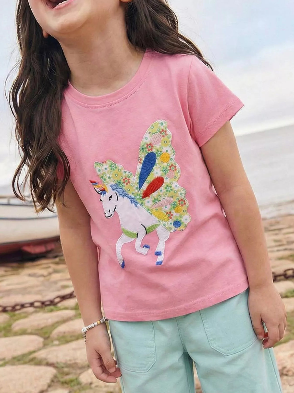 Children's Unicorn Short Sleeve T-Shirt - Lilixa.store