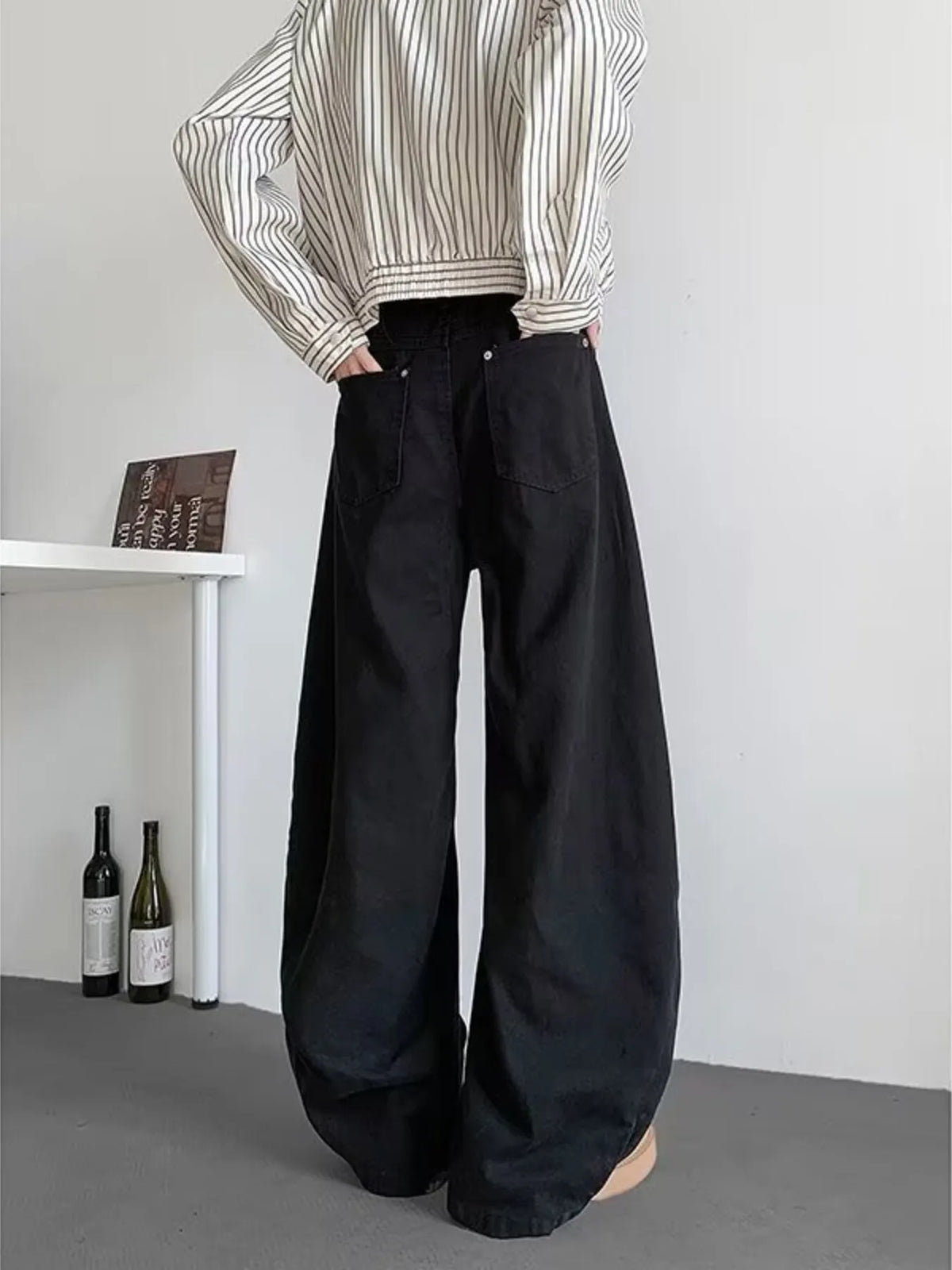 Men's Wide Leg Casual Pants, view 5