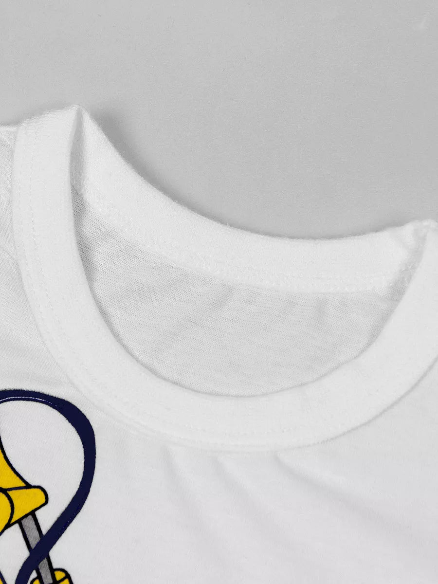 Children's Excavator Graphic Round Neck Tee - Lilixa.store