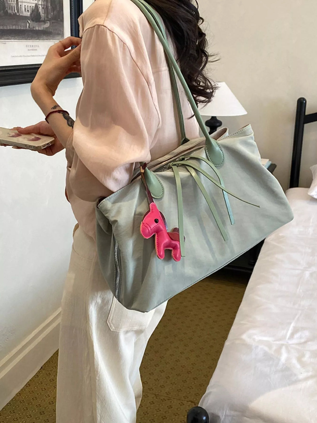 Lightweight Canvas Shoulder Bag - Lilixa.store