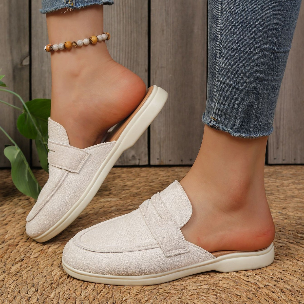 Round Toe Slip-Ons, view 8