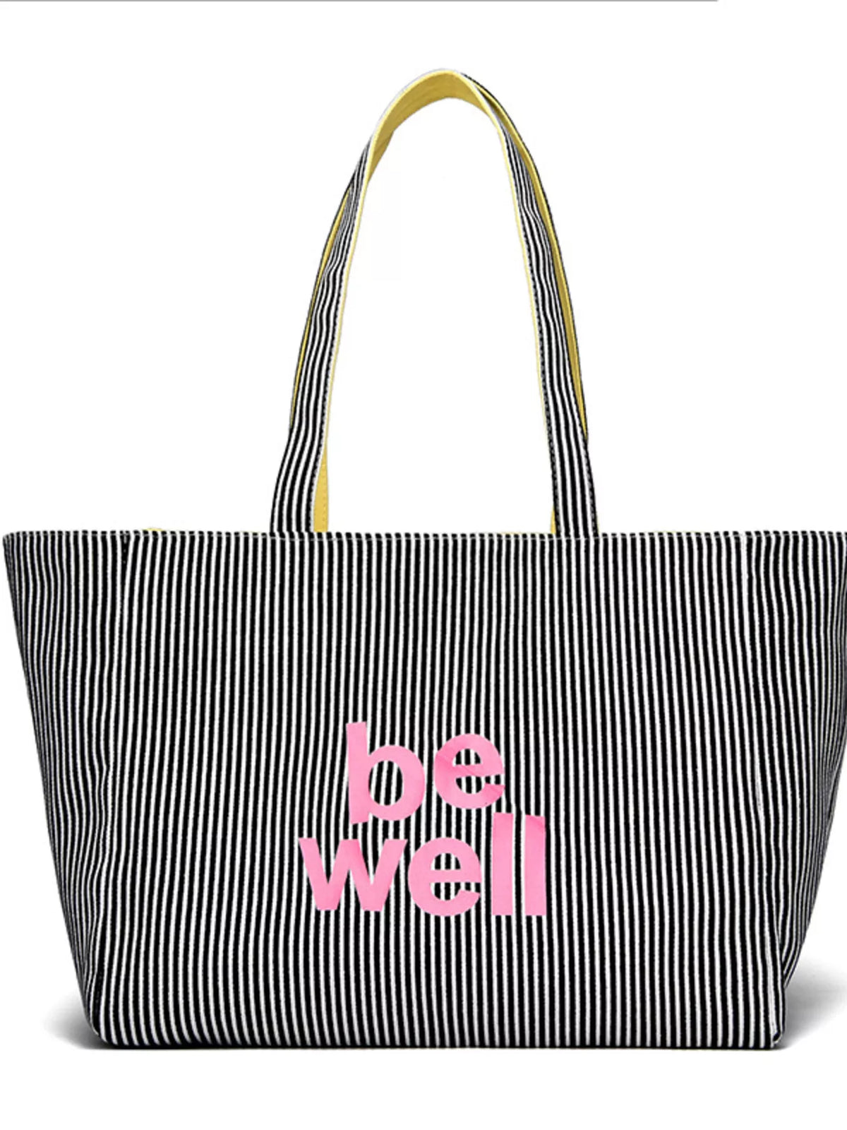 Striped Canvas Duffel Bag - Lilixa.store