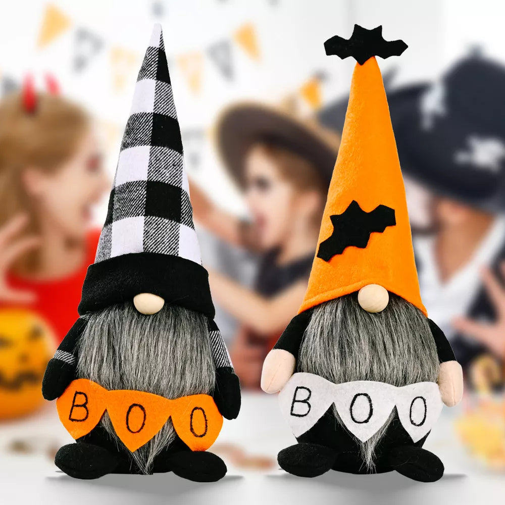 Halloween Decorative Gnome with 'BOO' Sign - Lilixa.store