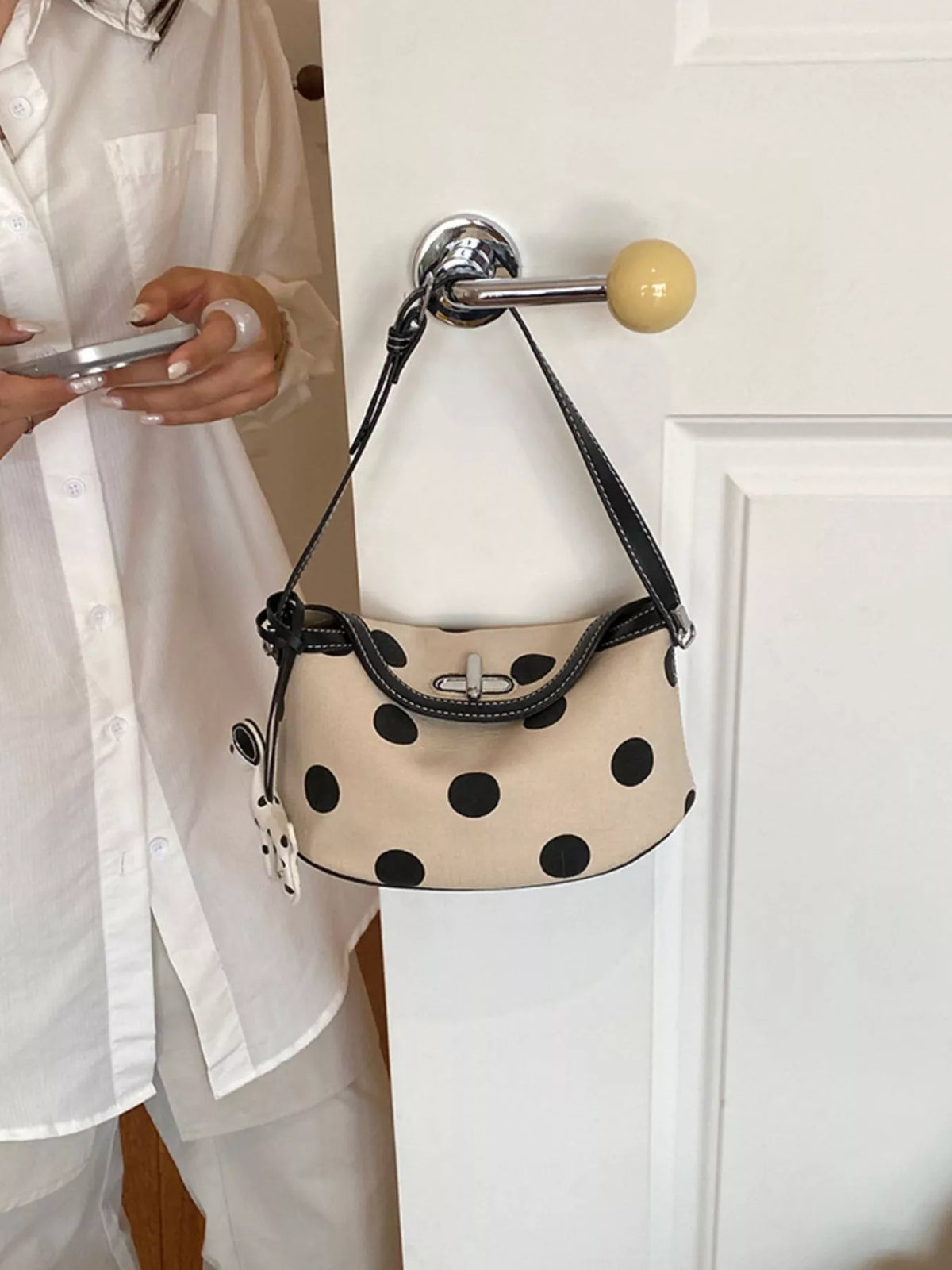 Polka Dot Shoulder Bag - Lilixa.store