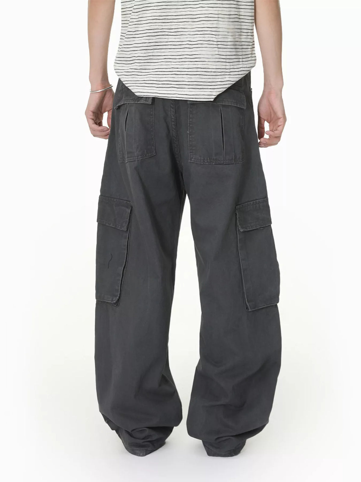 Men's Loose-Fit Cargo Jeans - Lilixa.store