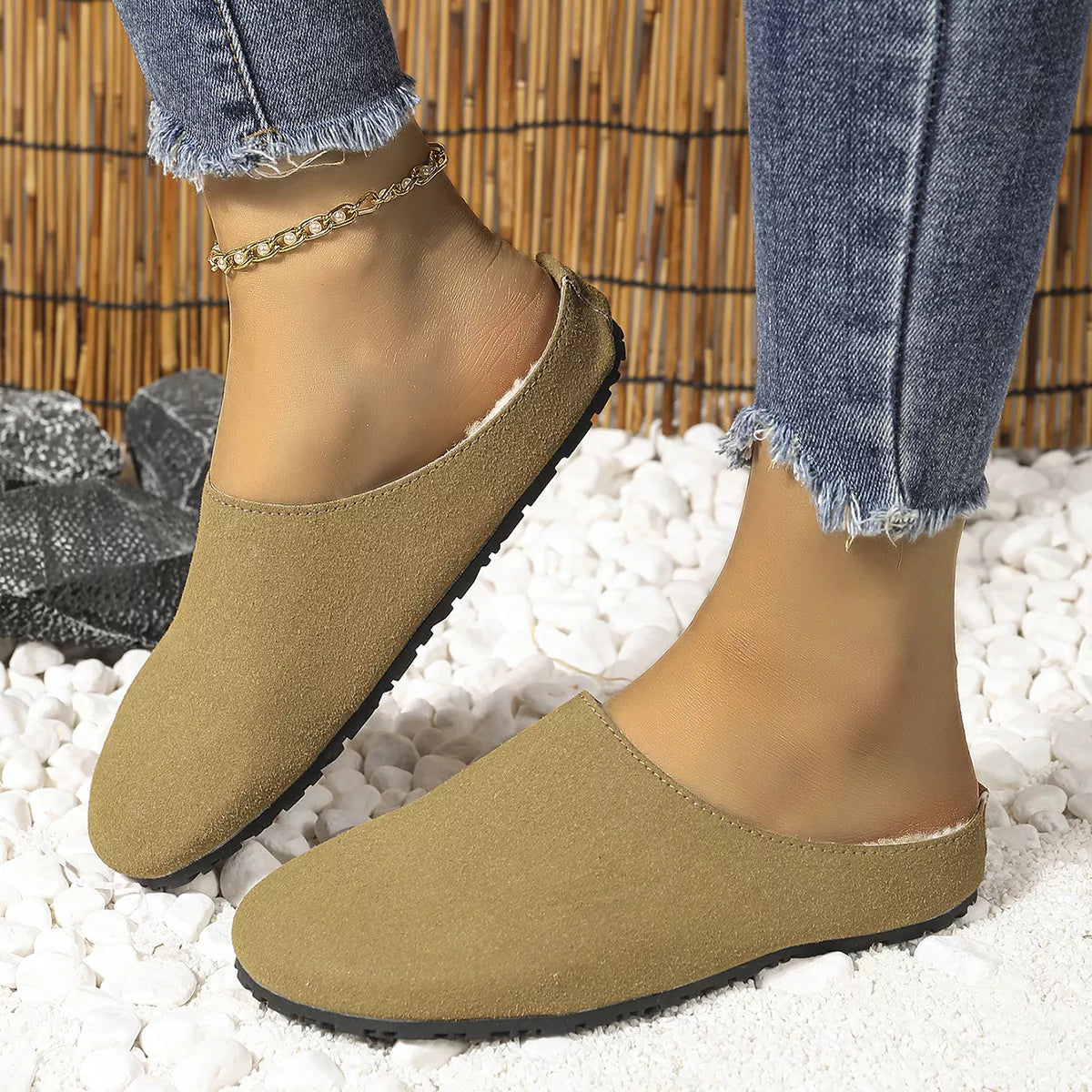Round Toe Flats Slippers - Lilixa.store