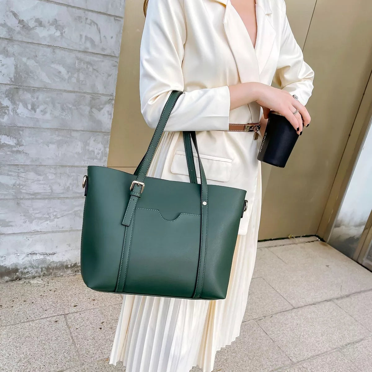 PU Leather Tote Bag - Lilixa.store