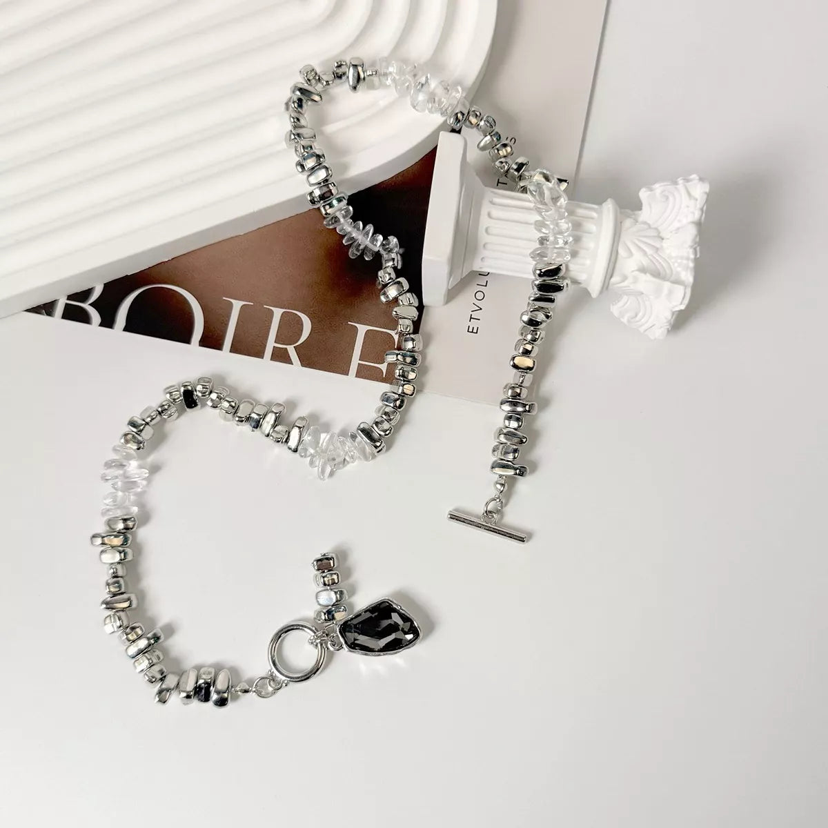 Chunky Gemstone Pendant Necklace - Lilixa.store