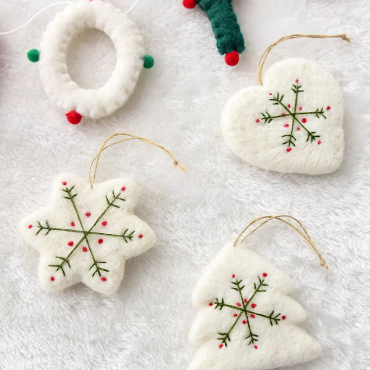 Christmas Felt Snowflake Ornament - Lilixa.store