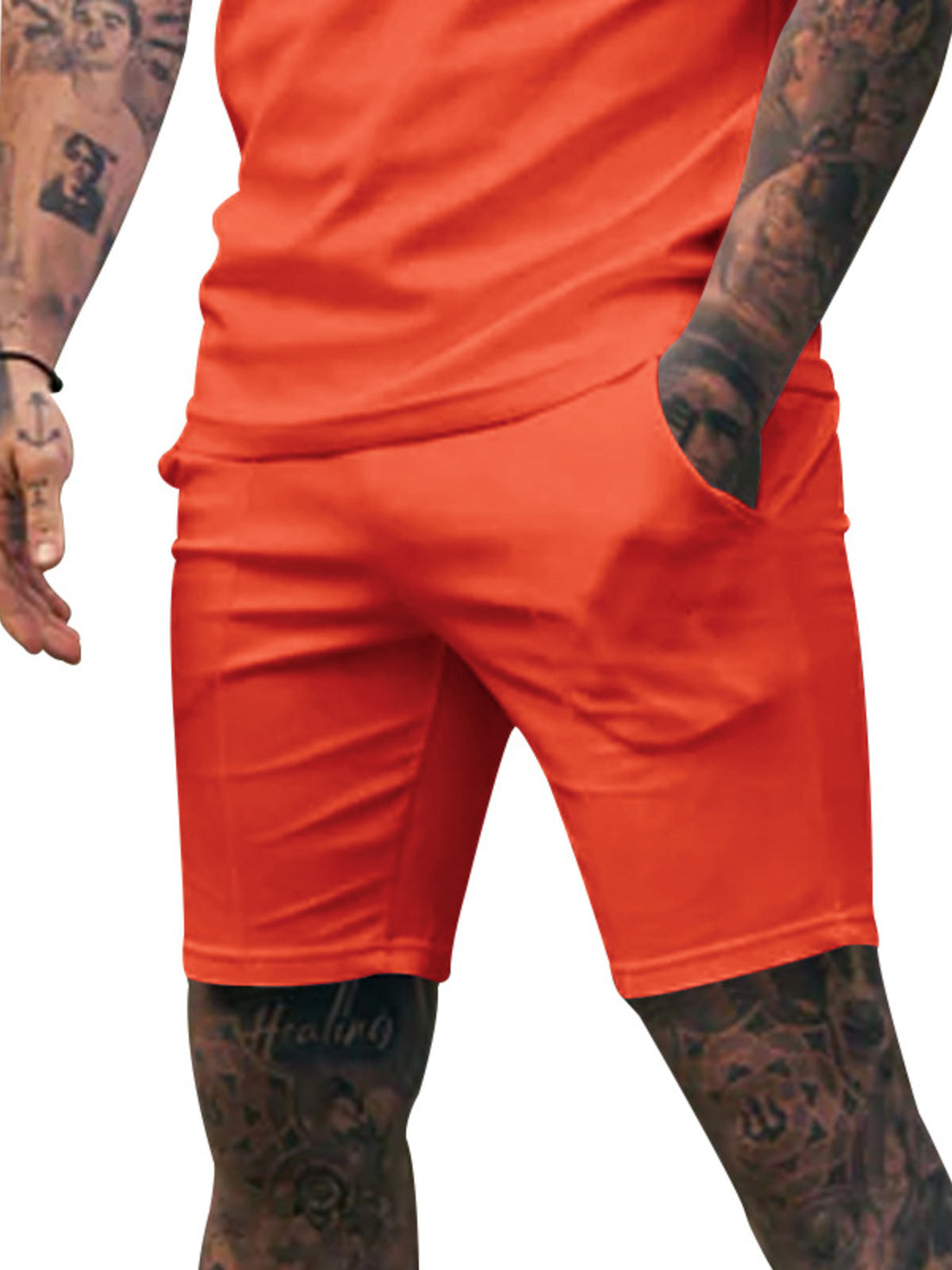 Men's Full Size Casual Drawstring Shorts Plus Size, view 9