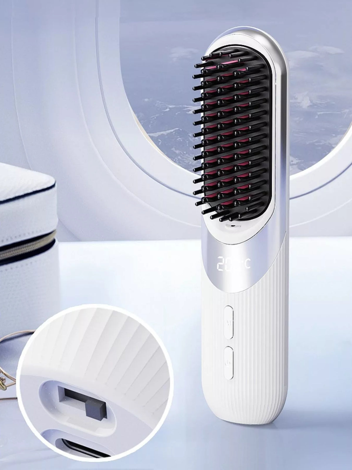Portable Heated Straightening Comb - Lilixa.store