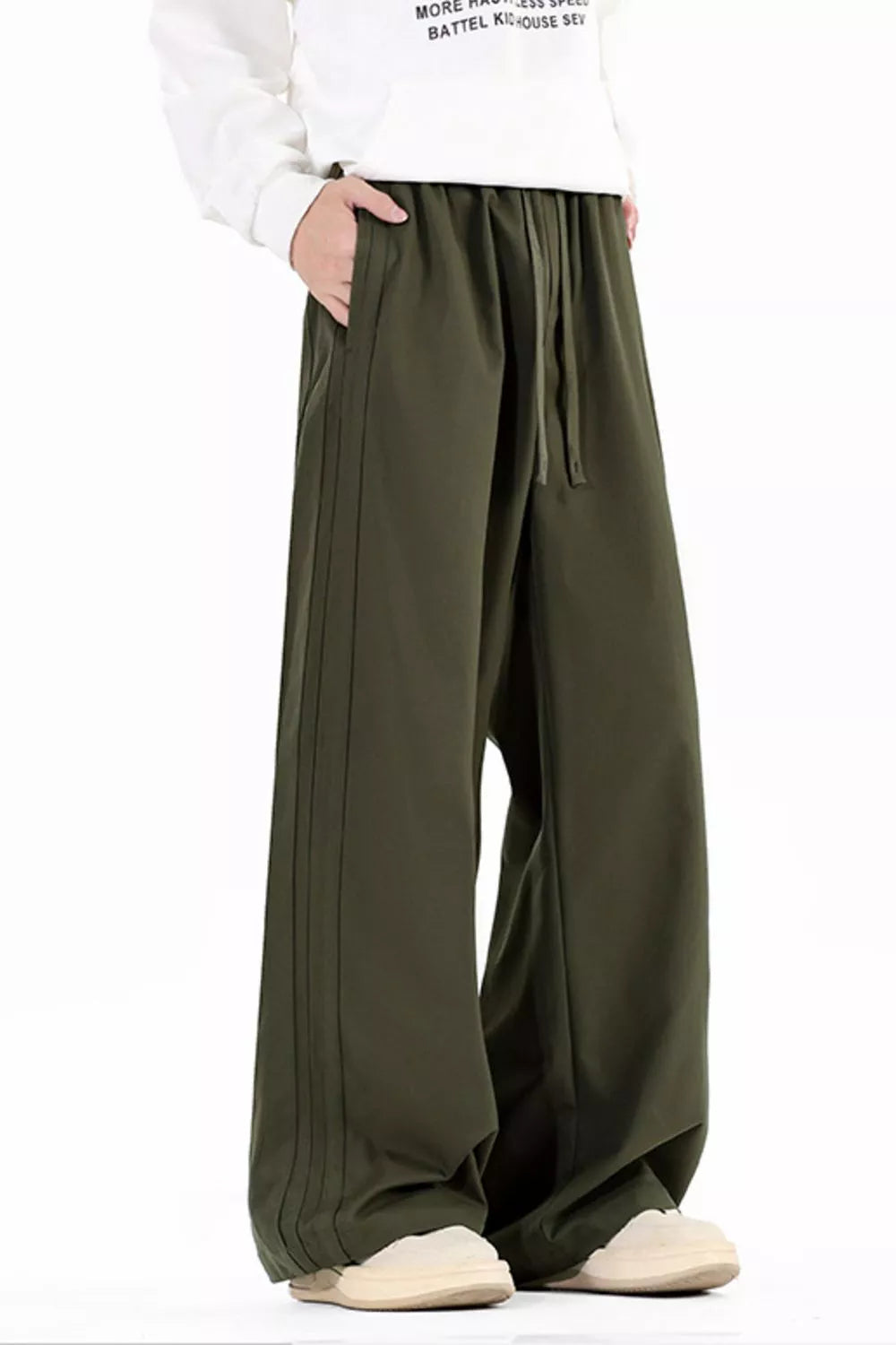 Men's Wide Leg Casual Pants