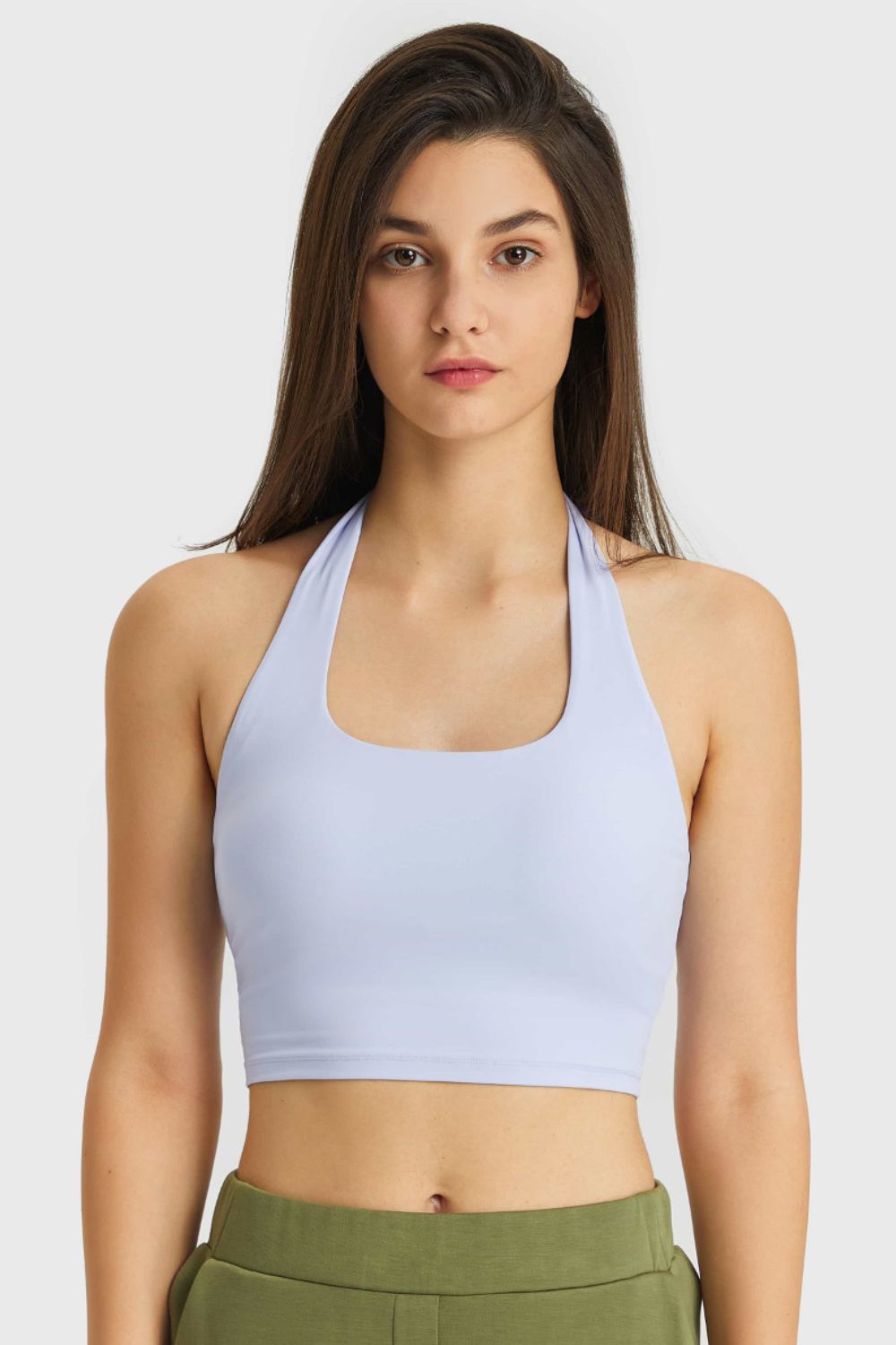 Millennia Breathable Halter Neck Sports Bra - Lilixa.store