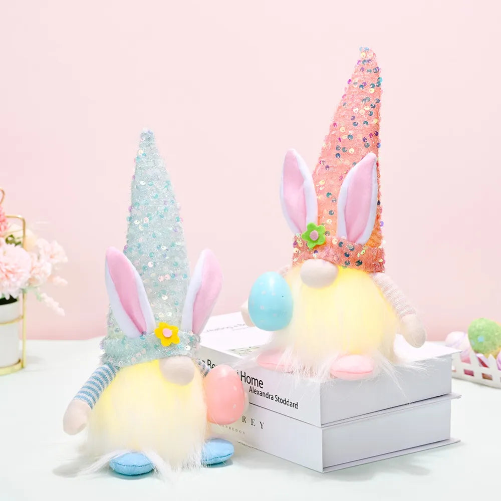 Easter Sequin Pointed Hat Faceless Gnome - Lilixa.store