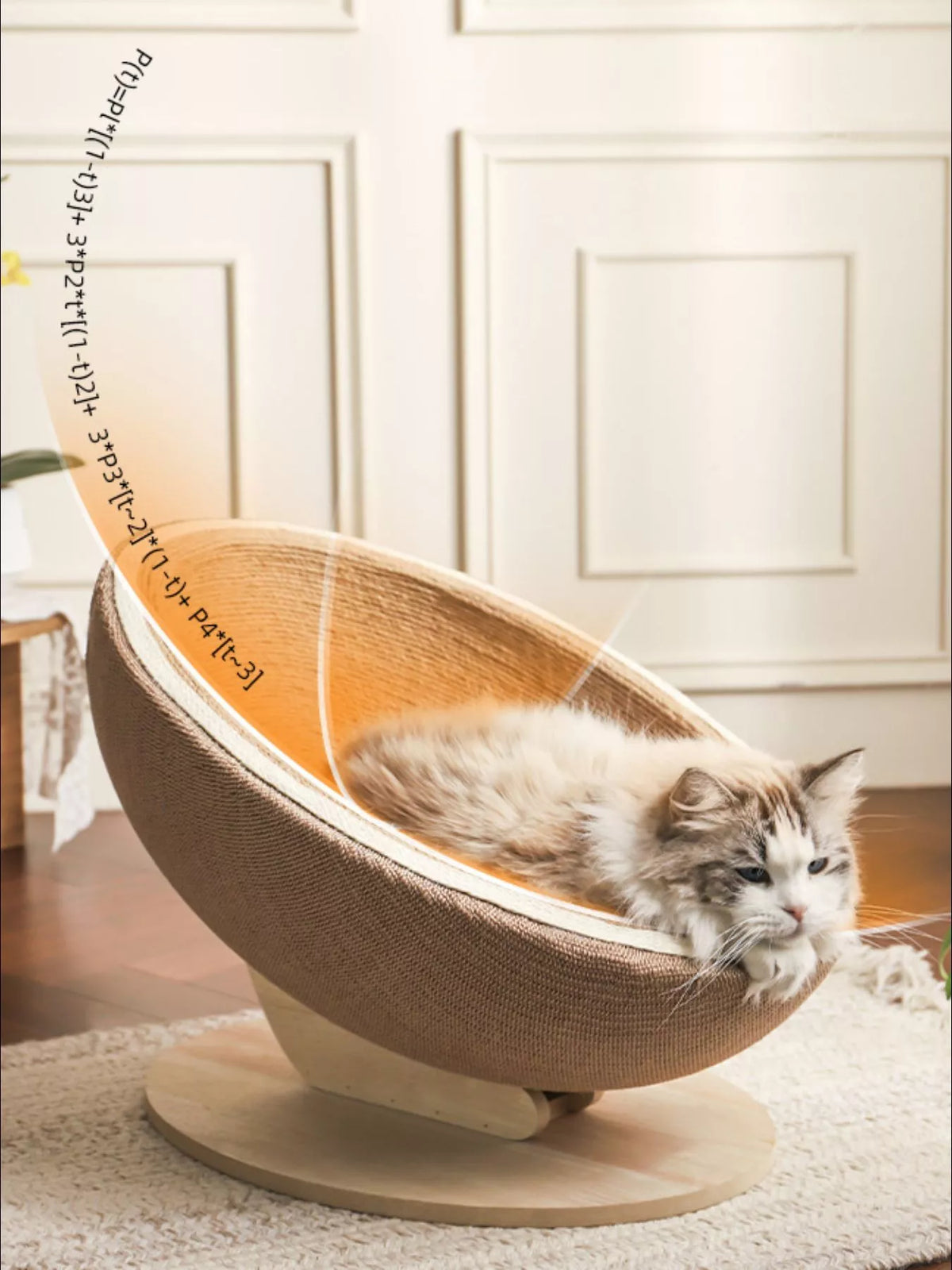 Cat Nest with Hemp Rope Scratcher - Lilixa.store