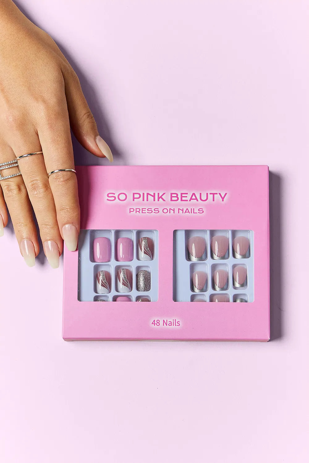 SO PINK BEAUTY Press On Nails 2 Packs - Lilixa.store