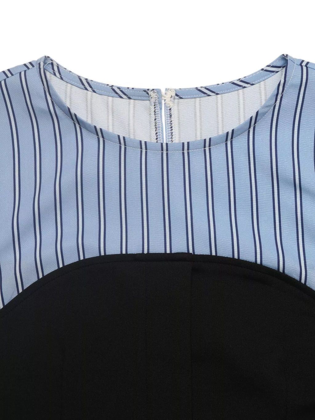 Striped Long Sleeve Blouse with Bow Tie - Lilixa.store