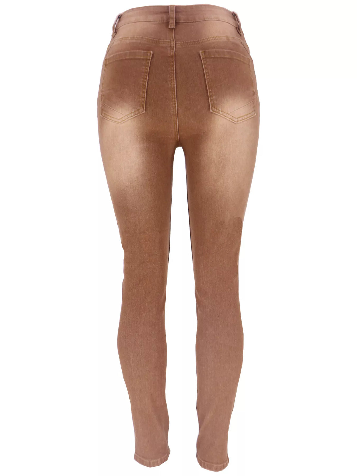 High-Waisted Slim-Fit Jeans - Lilixa.store