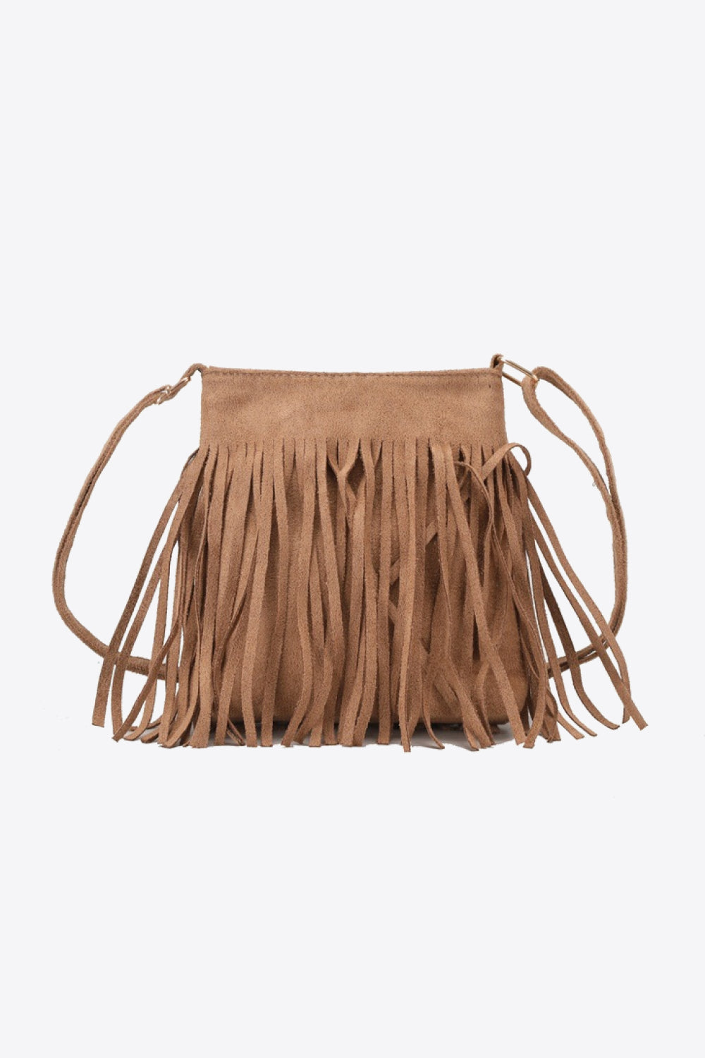 Adored PU Leather Crossbody Bag with Fringe - Lilixa.store