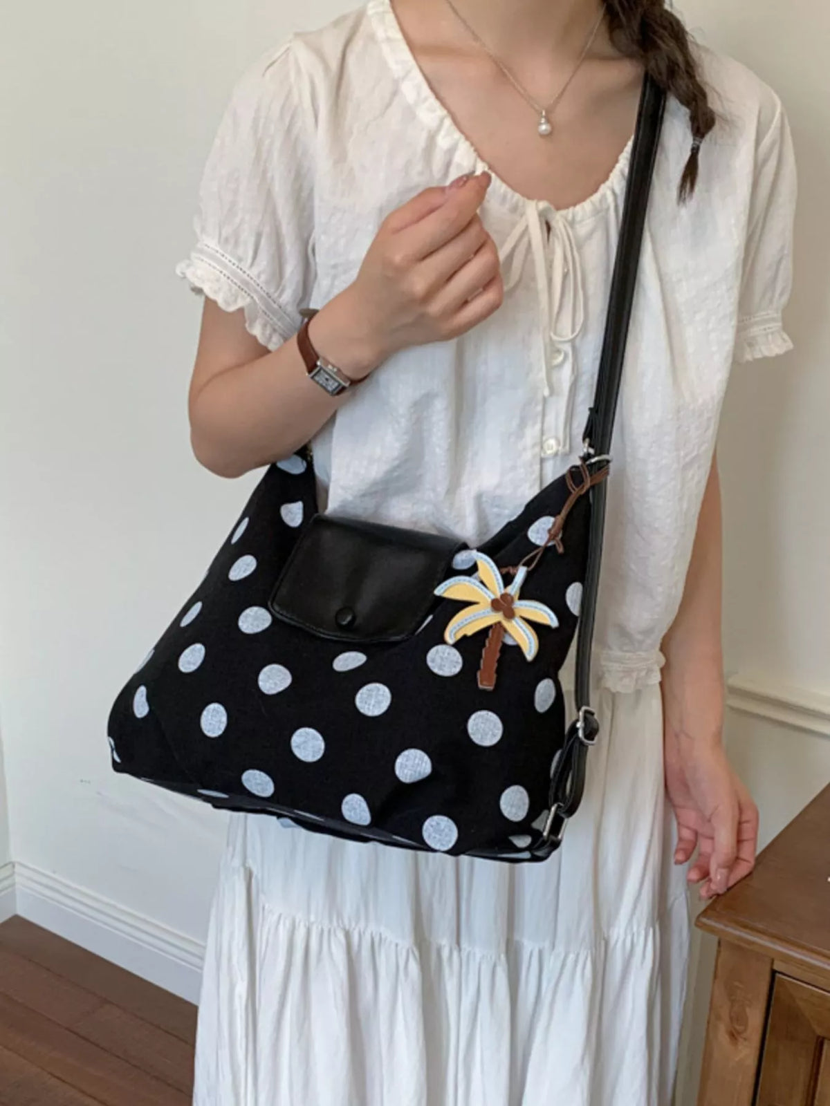 Polka Dot Crossbody Bag - Lilixa.store