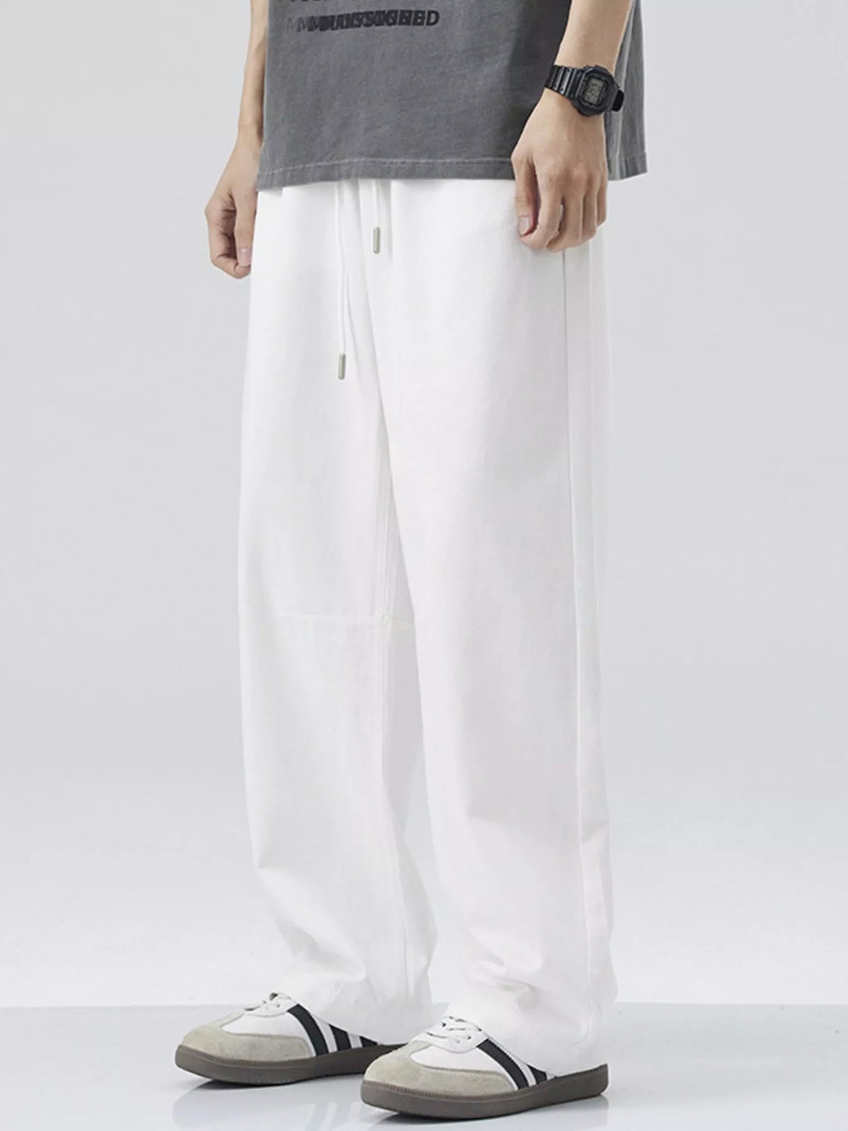 Men's Wide Leg Casual Pants, view 7