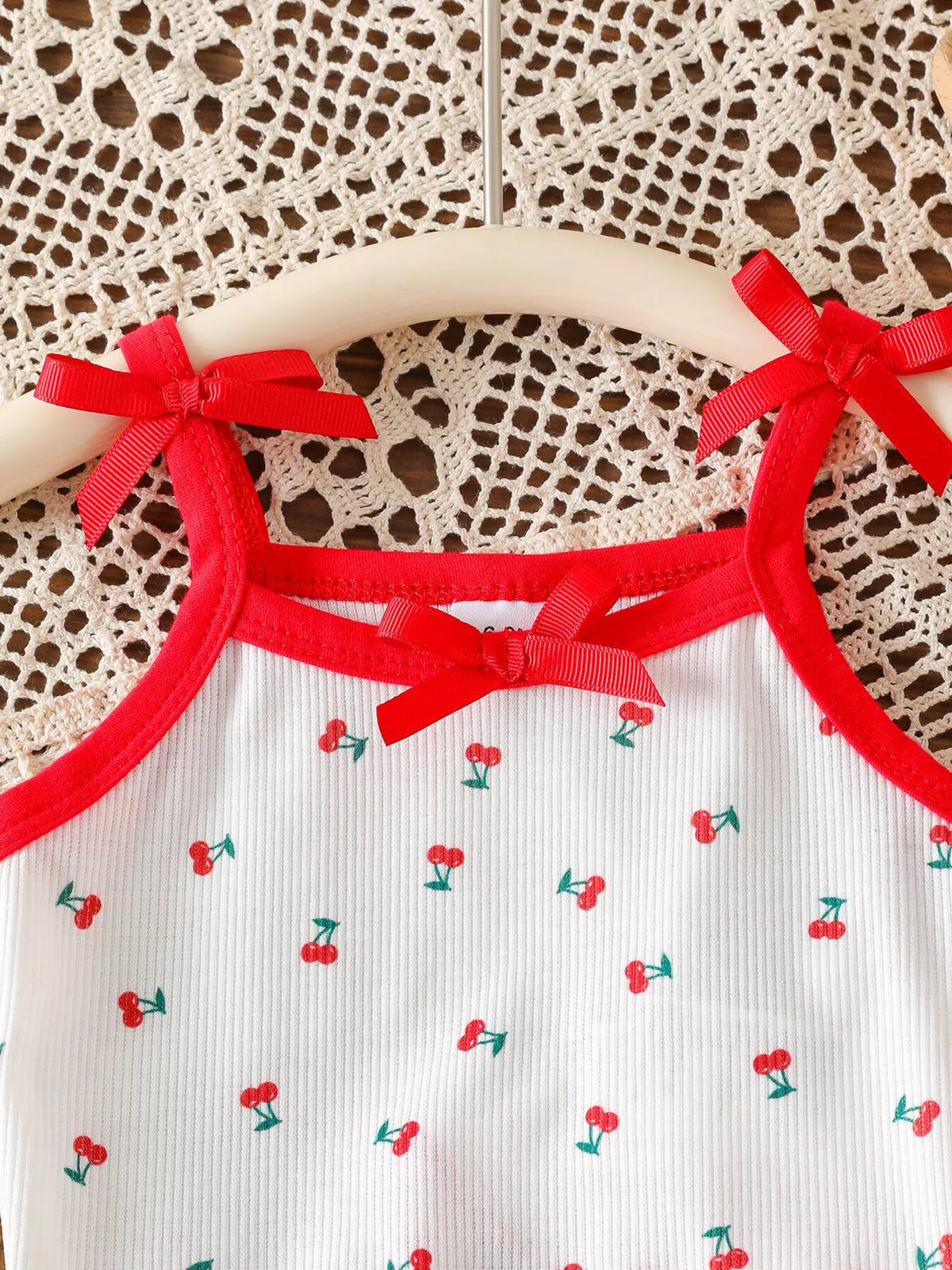 Children's Cherry Print Cami and Shorts Set - Lilixa.store