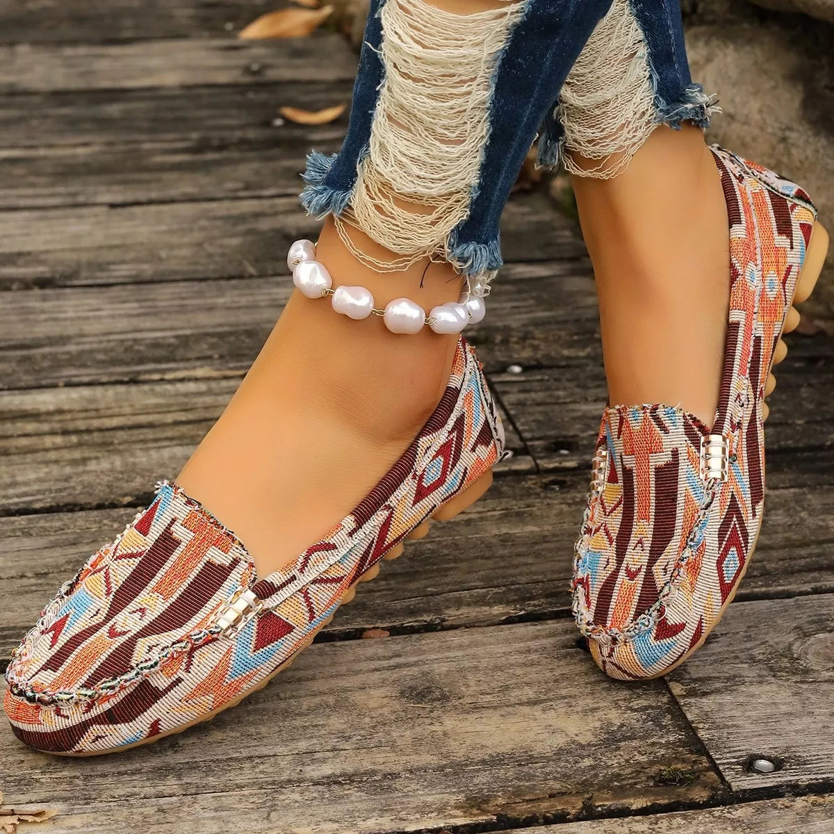 Round Toe Slip-Ons - Lilixa.store