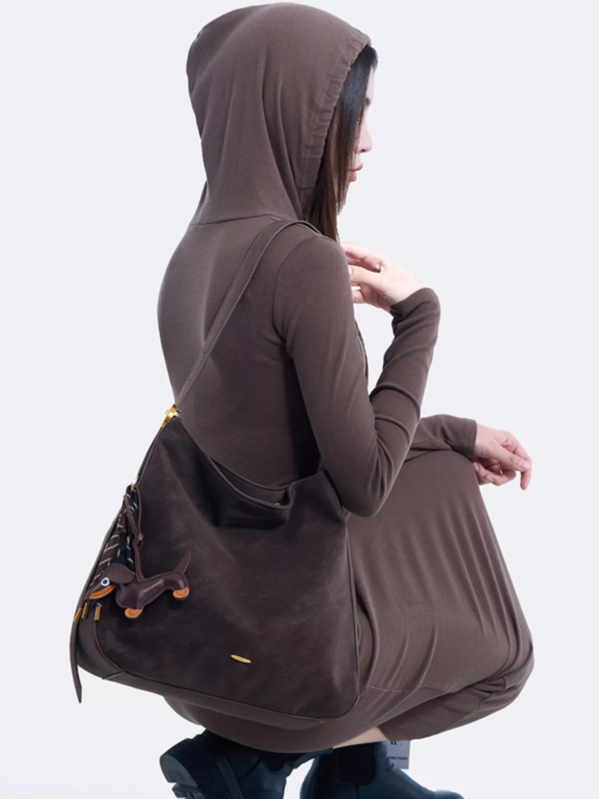 Soft Touch Hobo Shoulder Bag