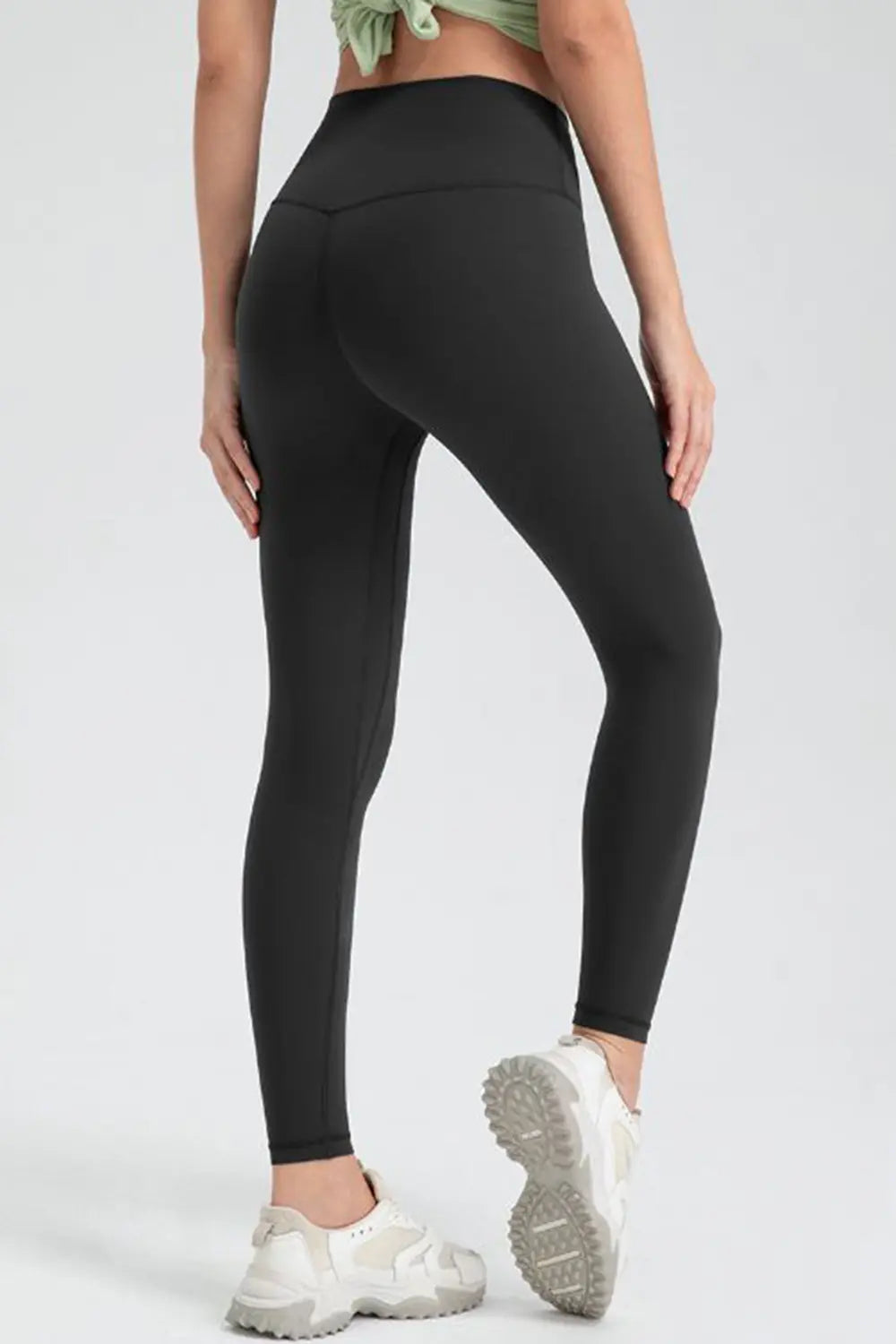 Wide Waistband Slim Fit Active Leggings - Lilixa.store