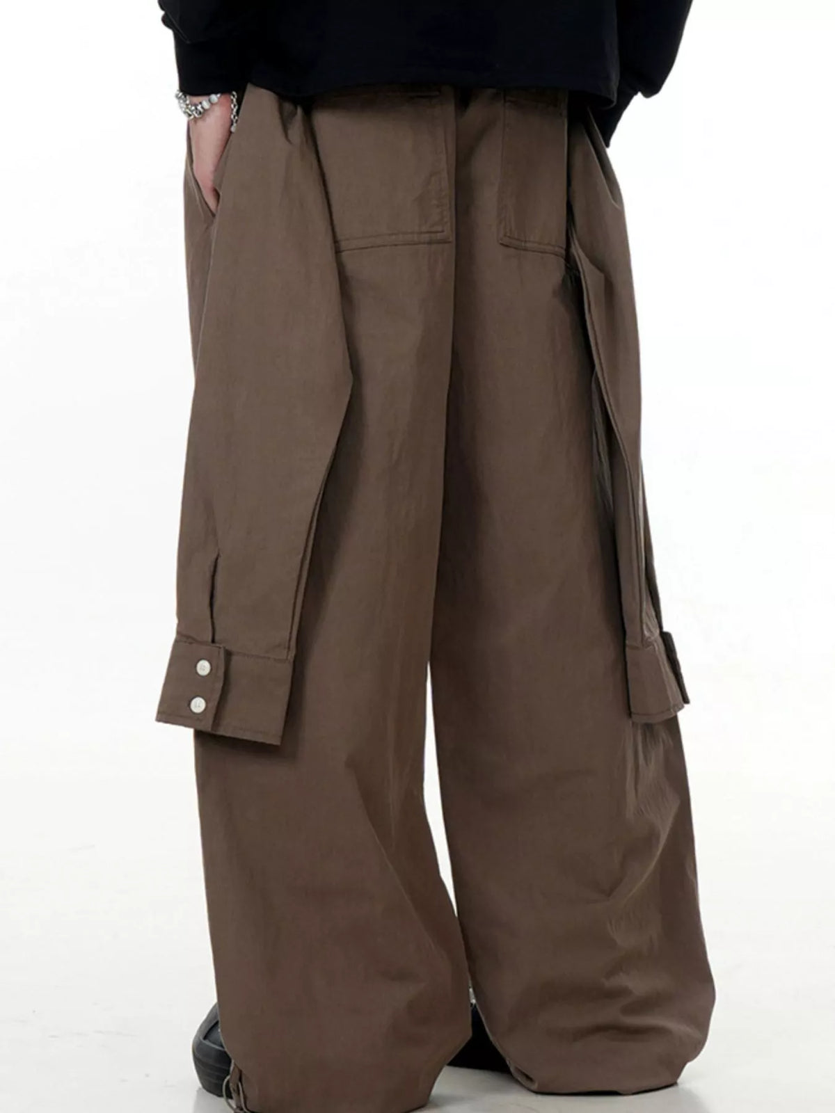 Men's Wide-Legged Casual Pants, view 3