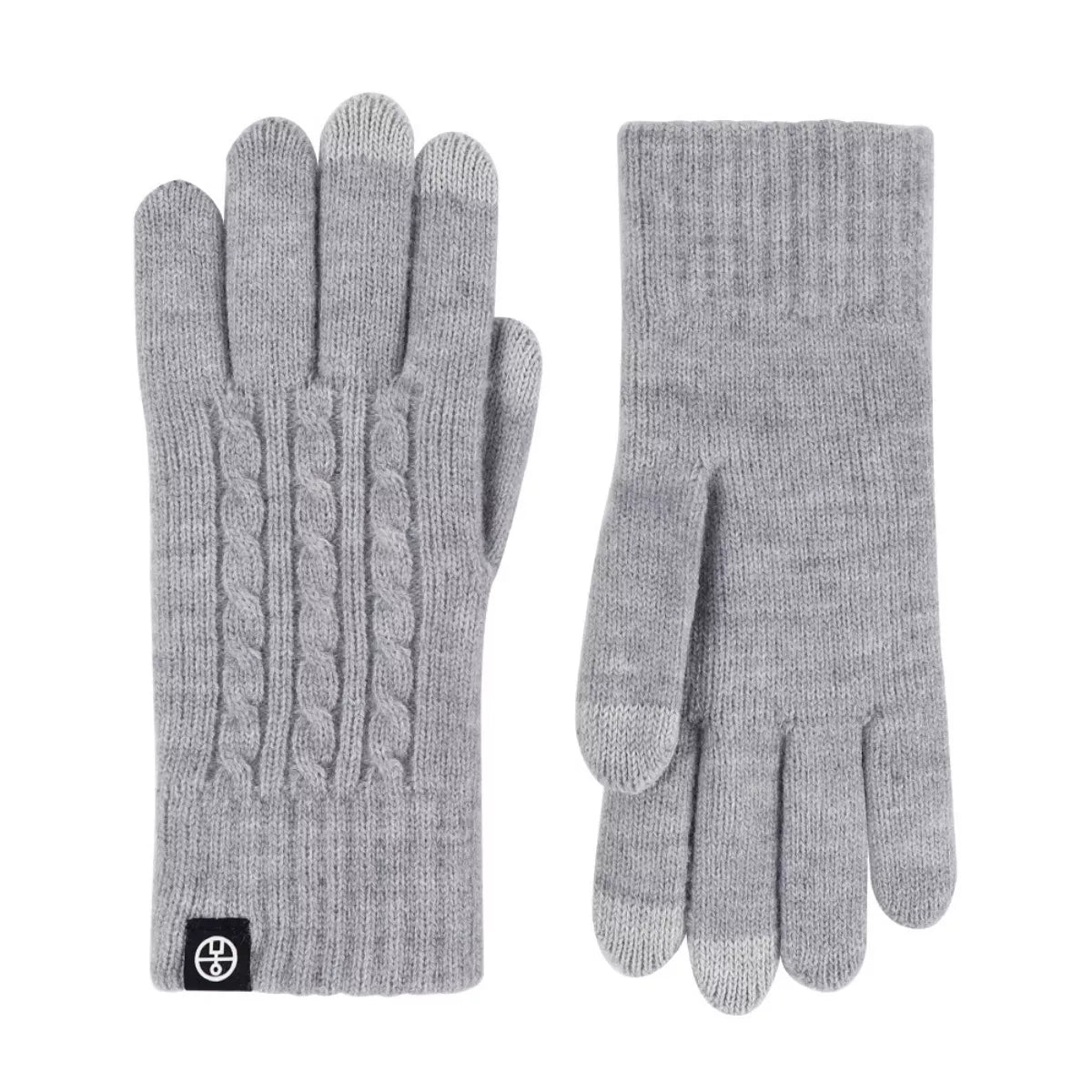 Cable Knit Touchscreen Gloves - Lilixa.store