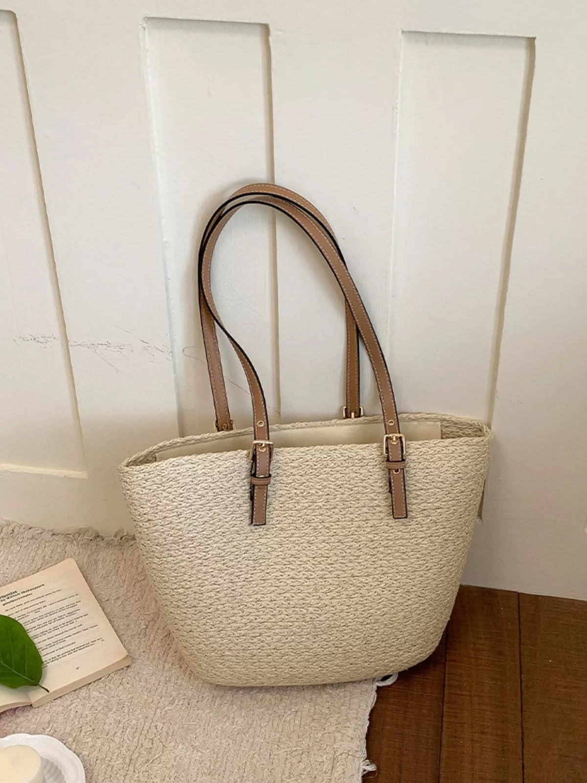 Straw Woven Tote Shoulder Bag - Lilixa.store