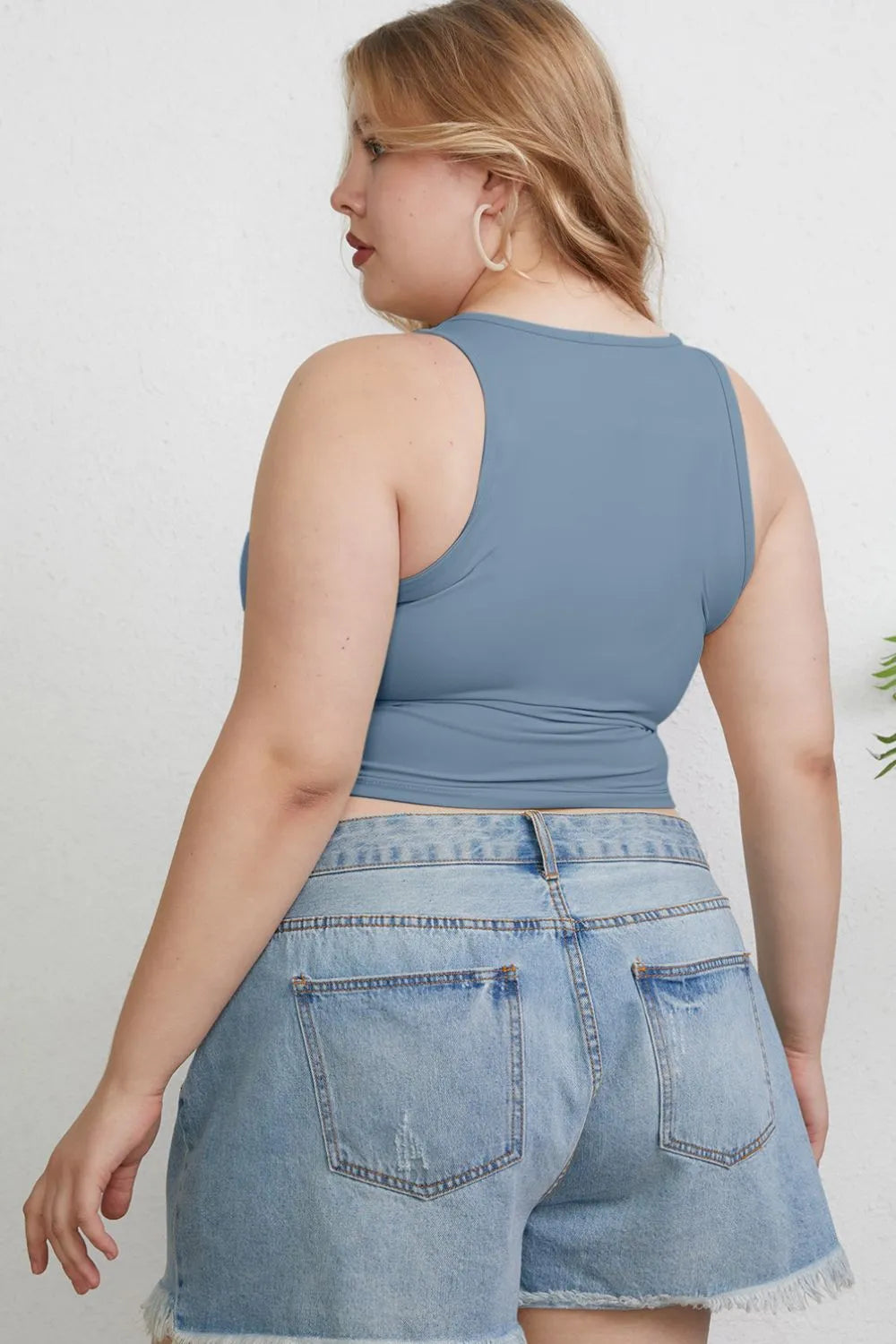 Basic Bae Full Size Round Neck Slim Tank - Lilixa.store