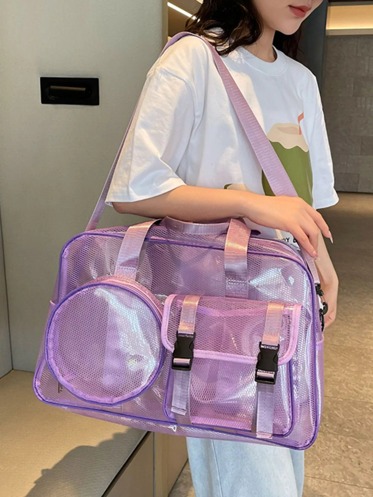 Multiple Pockets PVC Travel Bag - Lilixa.store