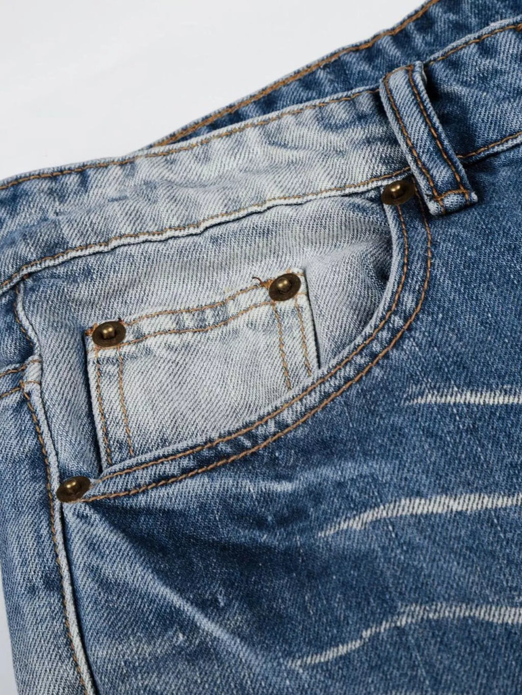 Men's Full Size Washed Wide-Leg Jeans Plus Size - Lilixa.store