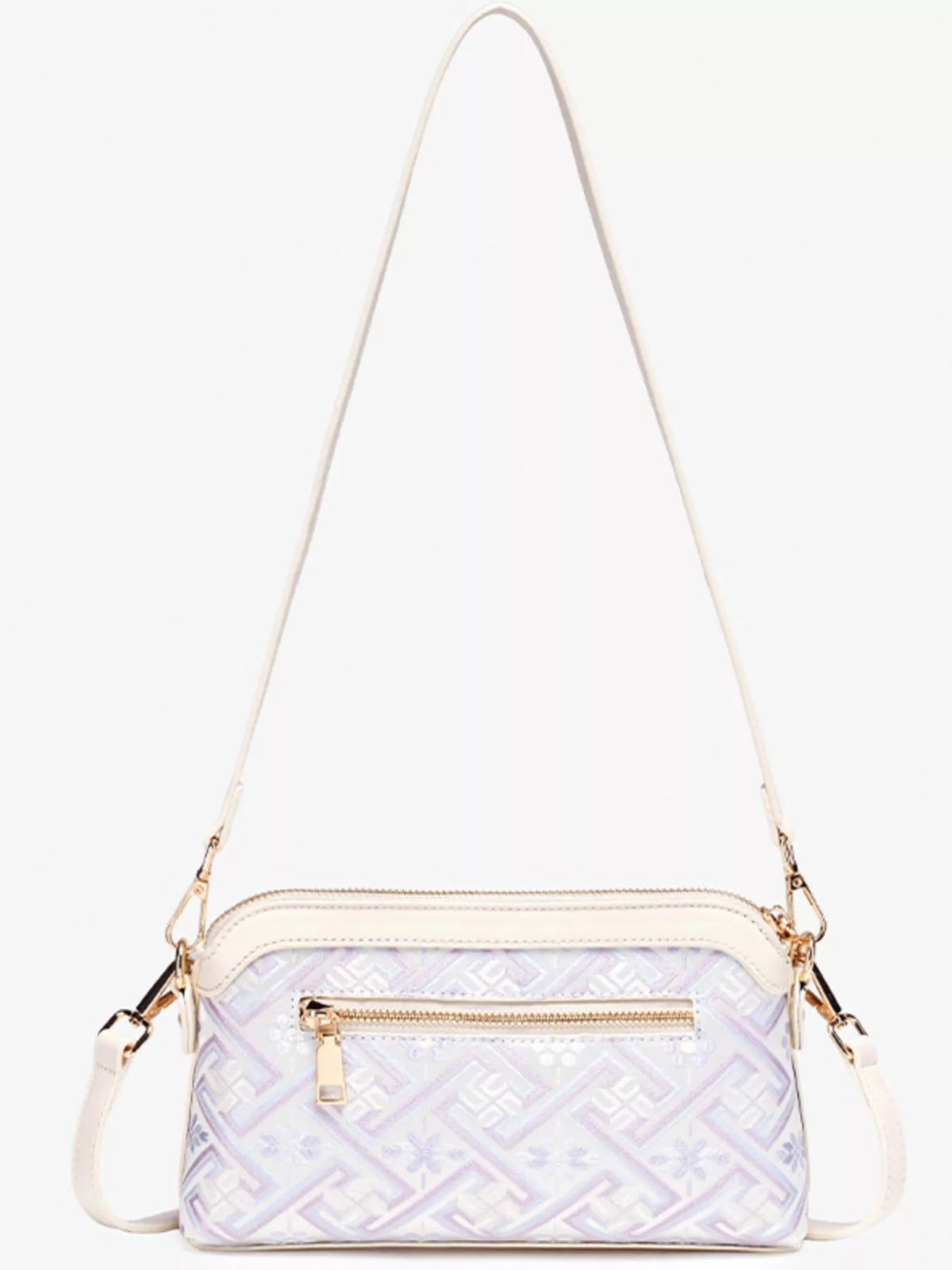 Geometric Pattern Crossbody Bag