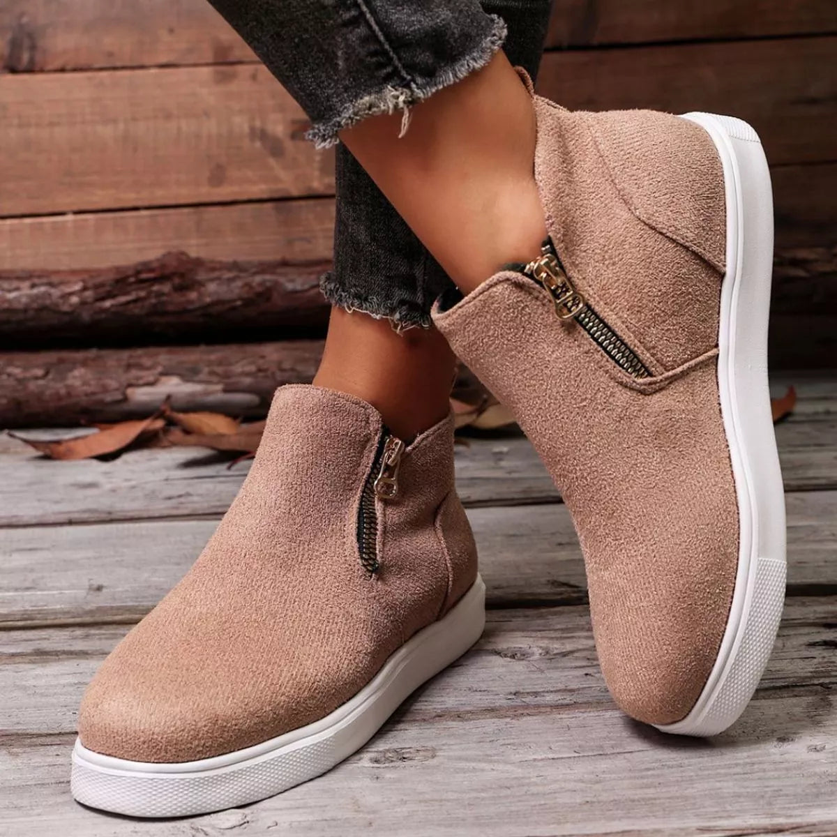 Round Toe Flats Loafers - Lilixa.store