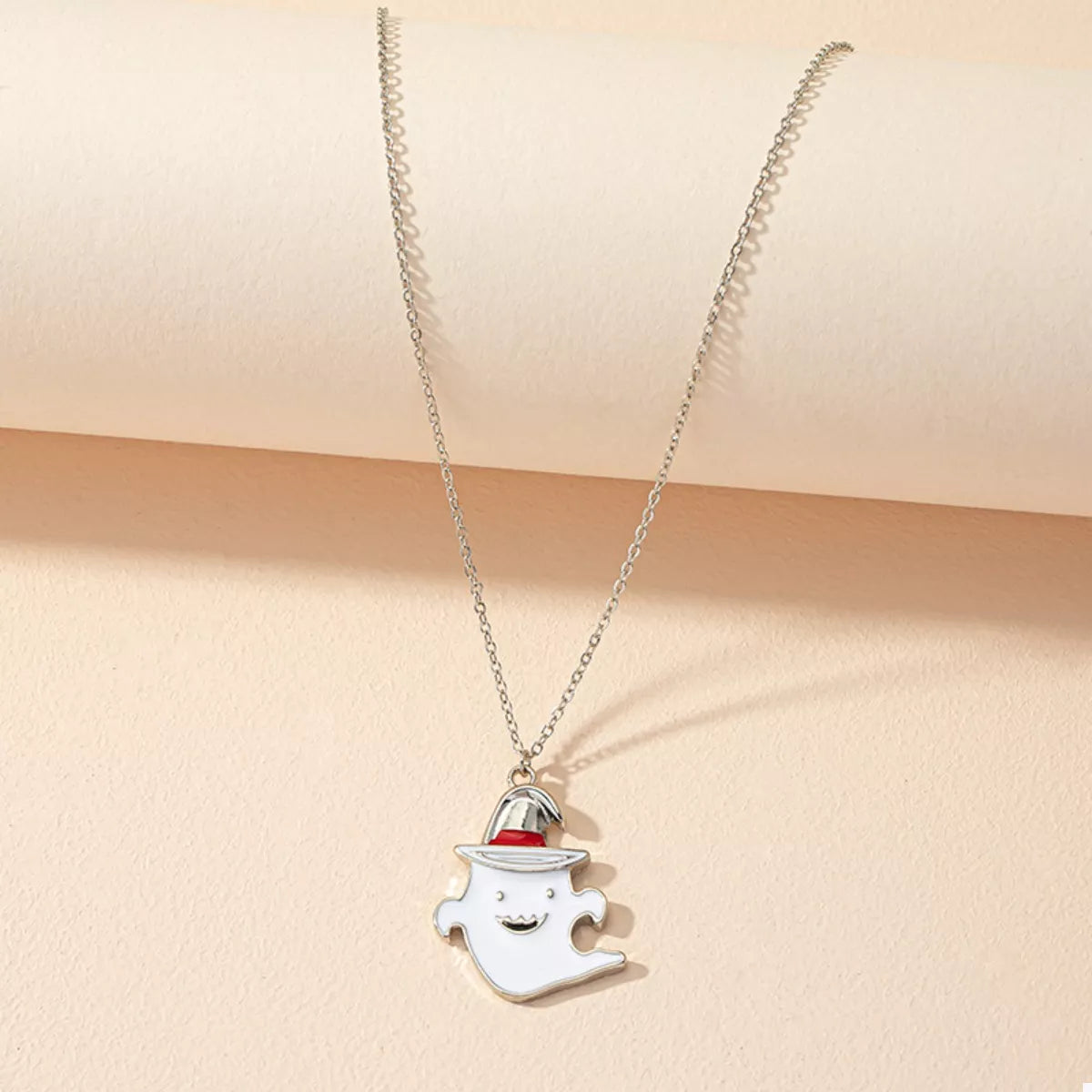 Halloween Cute Ghost Pendant Necklace - Lilixa.store