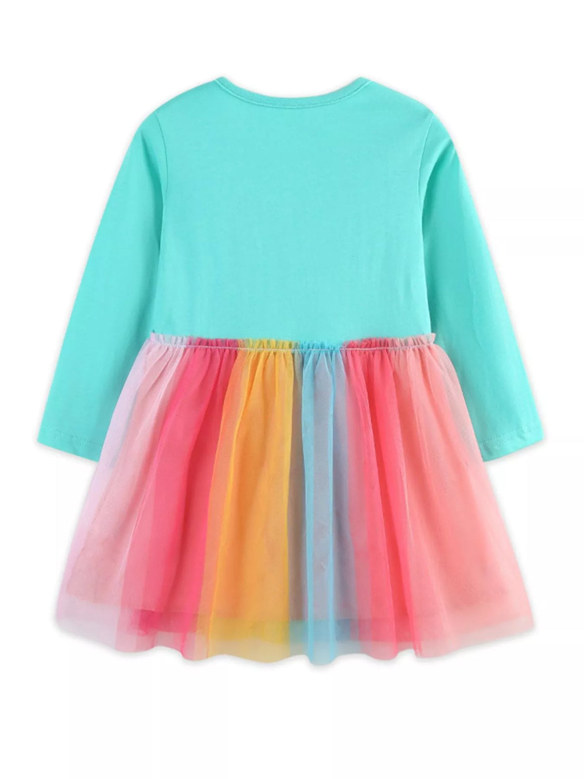 Children's Unicorn Rainbow Tulle Dress - Lilixa.store