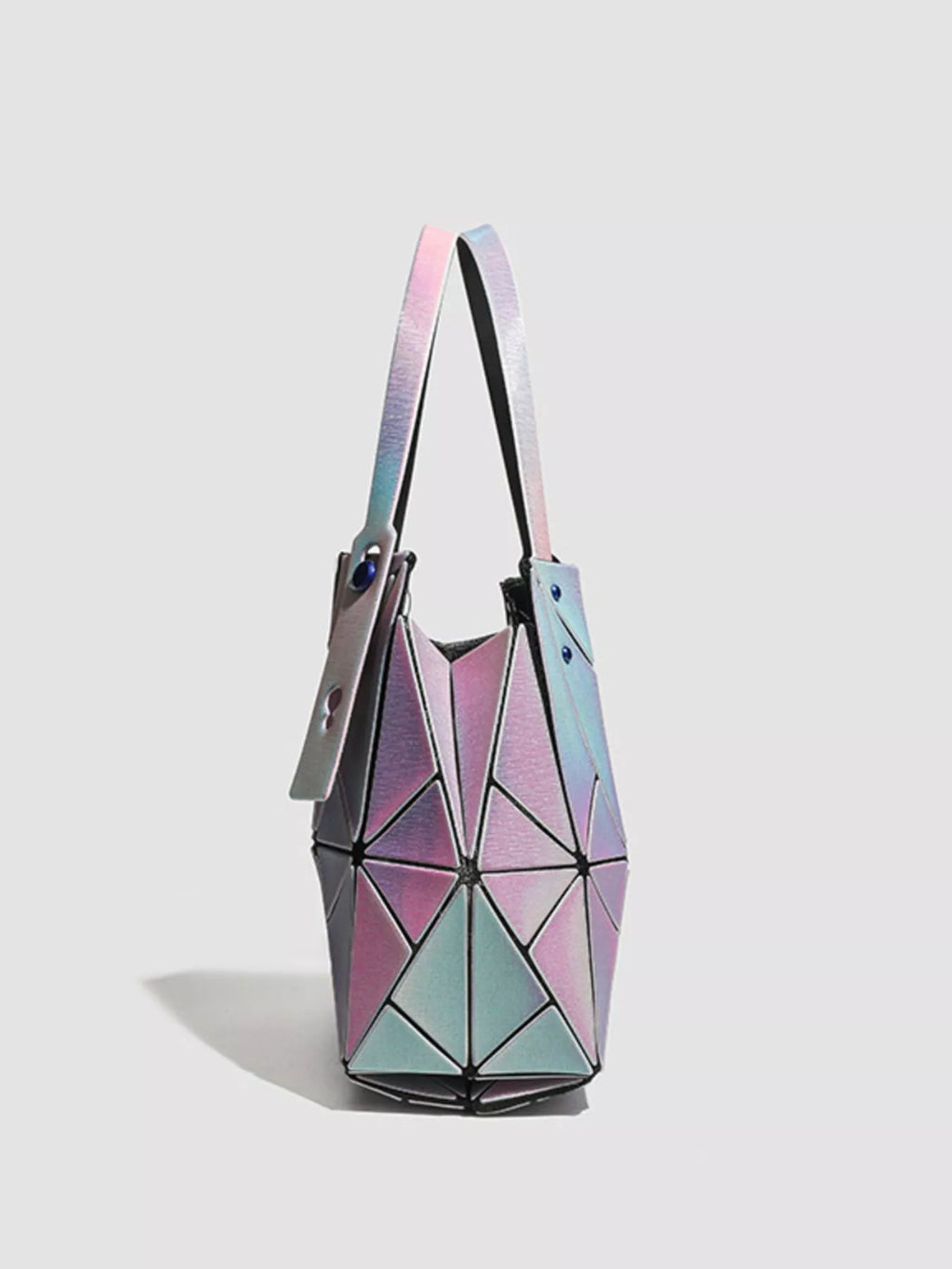 Geometric Iridescent Shoulder Bag, view 3