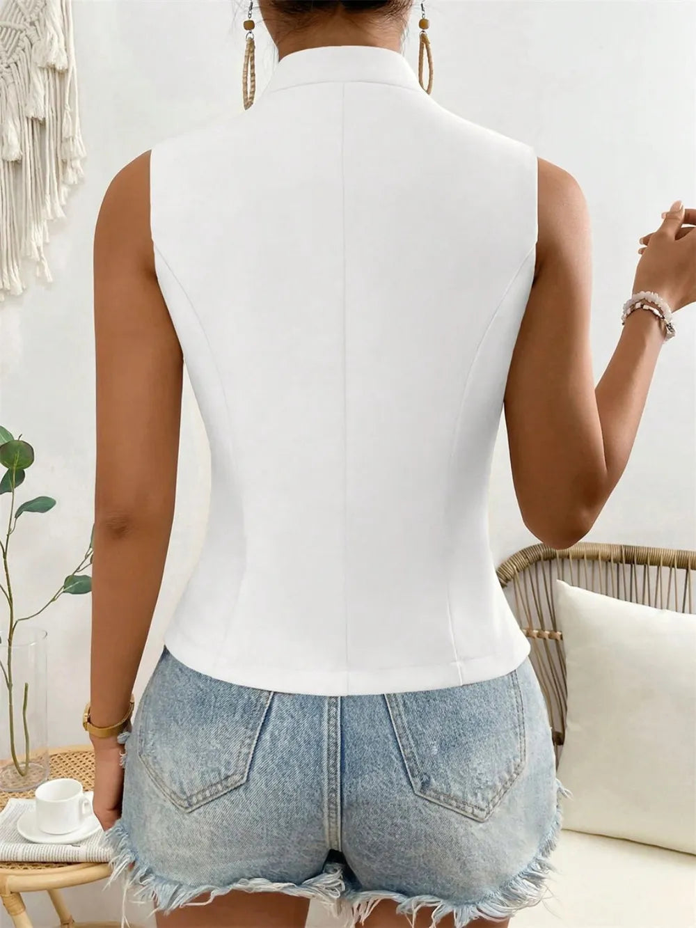 Button Down Vest Coat, view 12