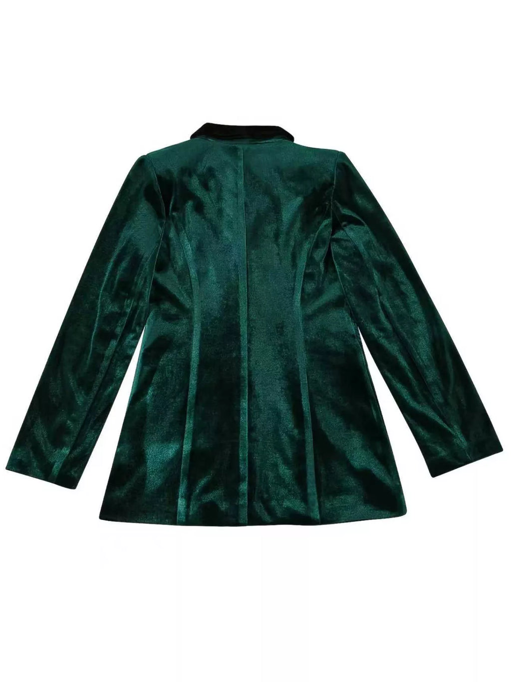 Velvet Rose Embellished One Button Blazer - Lilixa.store