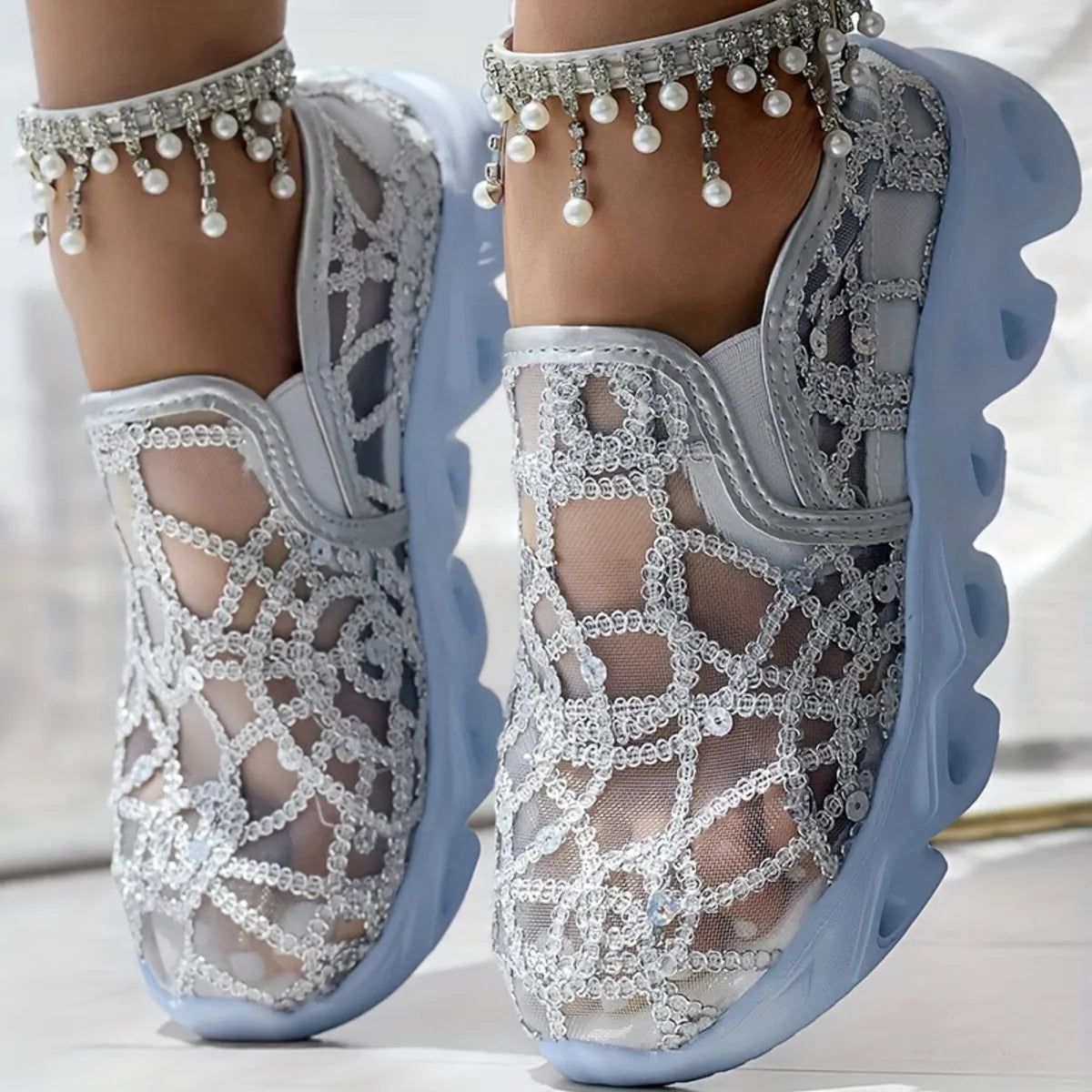 Breathable Mesh Platform Athletics - Lilixa.store