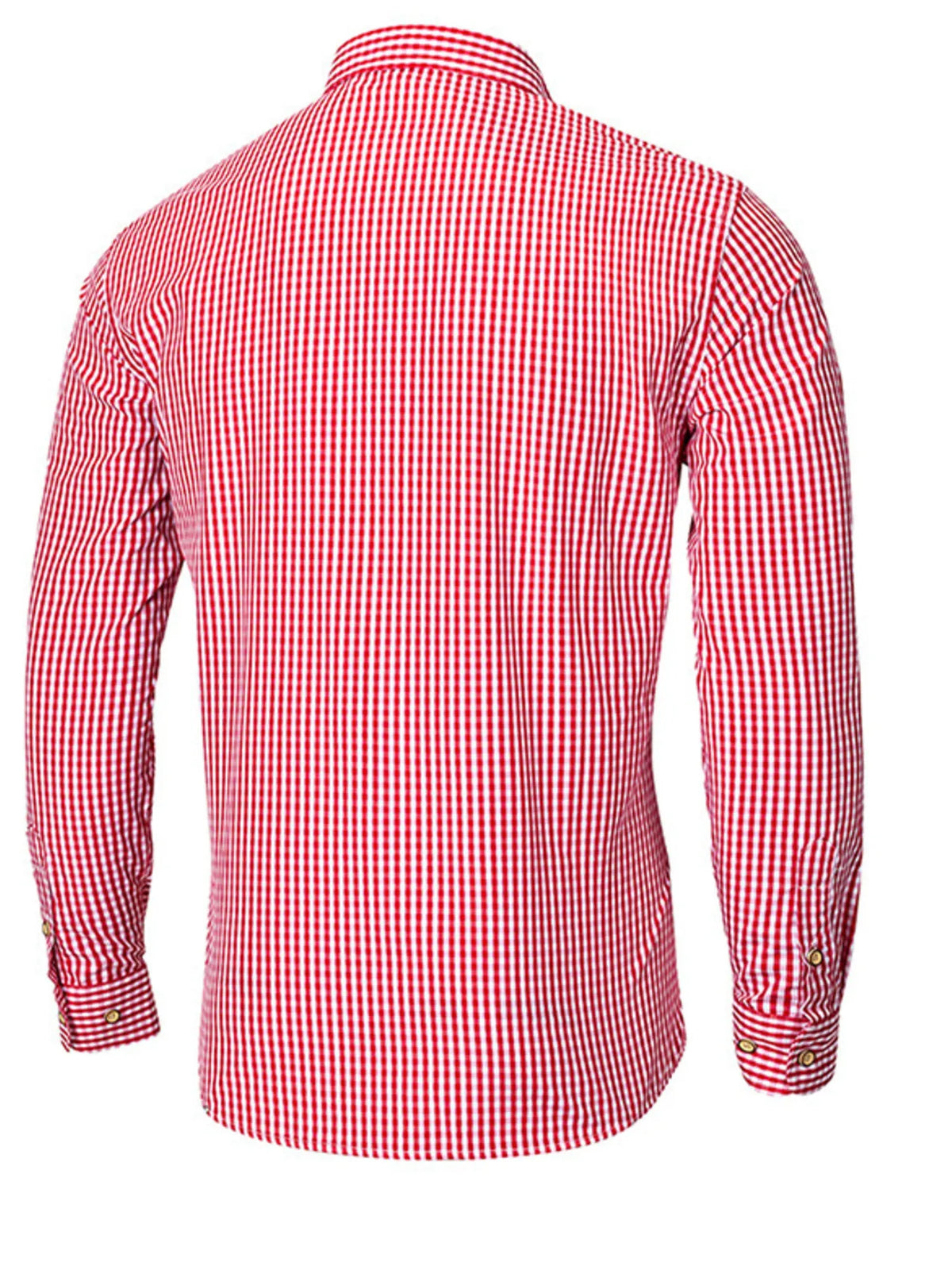 Men's Gingham Button-Down Long Sleeve Shirt - Lilixa.store